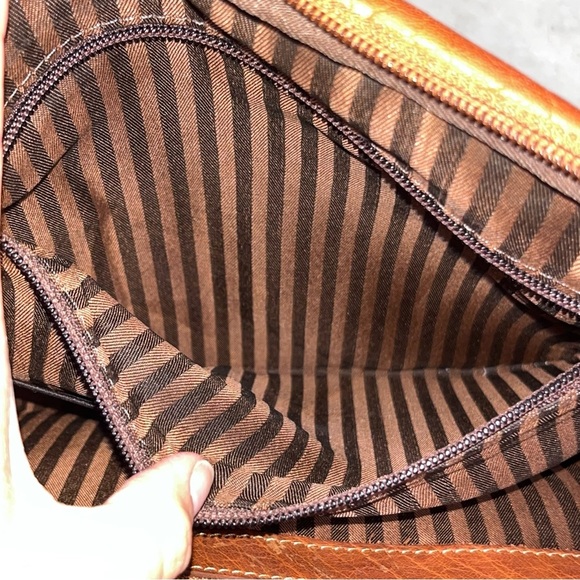 Jack Georges Small Brown Leather Voyager Backpack main image 4